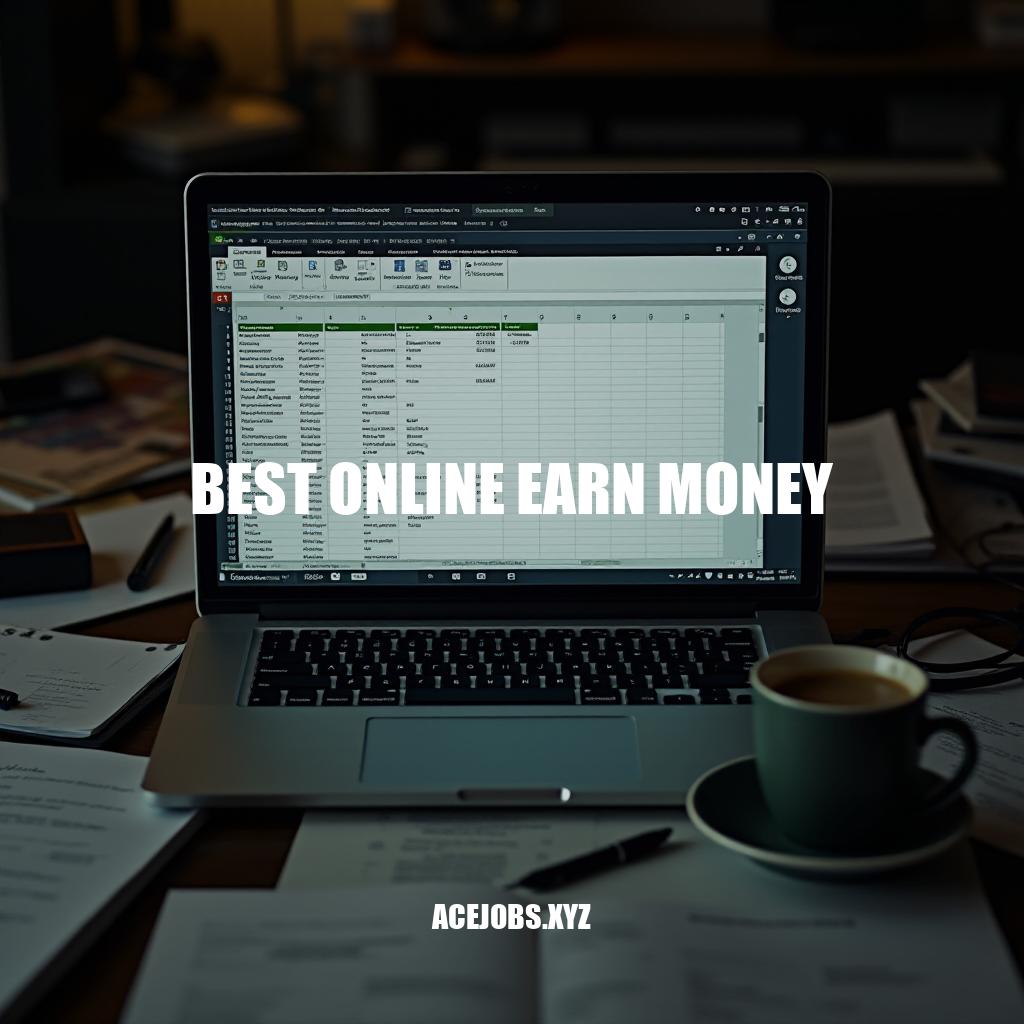 10 Best Online Ways to Earn Money from Home