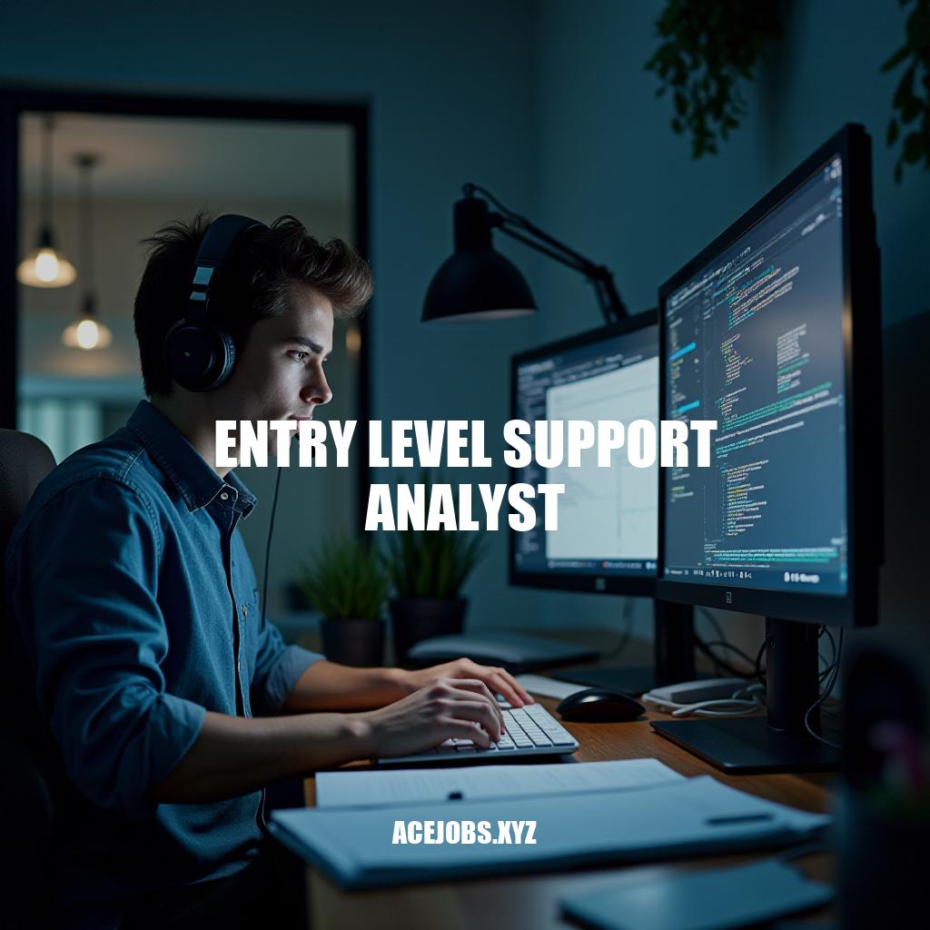 Entry Level Support Analyst: A Foundation for IT Success