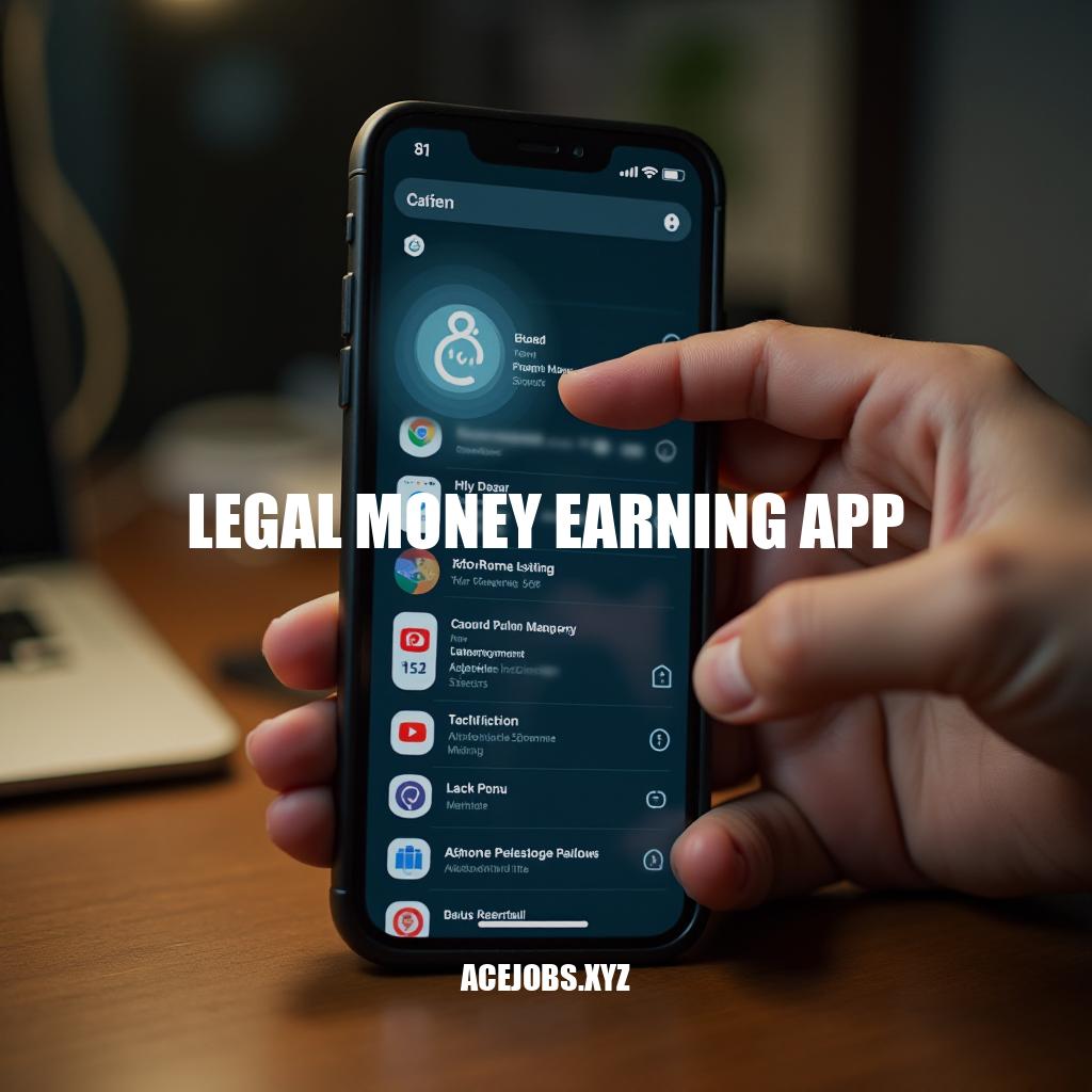 Legal Money Earning Apps: A Guide to Safe and Secure Income Opportunities